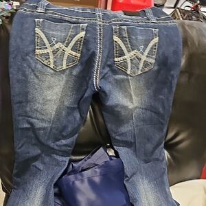 YMI Dark Blue Flare Jeans Size 5